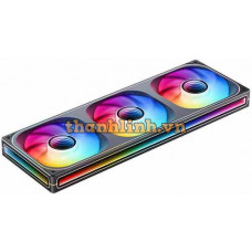 Fan case JONSBO ZB-360B BLACK LED ARGB (FAN xuôi)