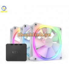 Bộ 3 Fan NZXT F120RGB Kèm Điều Khiển - 120mm RGB Fans - Triple (Màu Trắng) RF-R12TF-W1