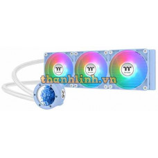 Tản Nhiệt Nước AIO Thermaltake TH360 V2 Ultra Hydrangea Blue (3 fan 12cm, Màn hình LCD 2.1 inch)