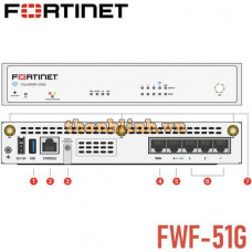 Tường lửa FortiWiFi 51G | FWF-51G Next-Generation Firewall and SD-WAN