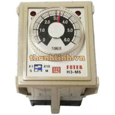 Timer - Bộ Định Thời Gian Fotek H3Y-3S/6S/10S/60S