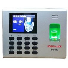 Máy chấm công vân tay + pin lưu điện Ronald Jack DG600