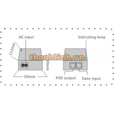 Nguồn POE Injector G-Net G-PSE-FE30