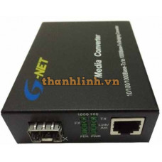 Gigabit Ethernet Dual Fiber 1GB ( Converter loại 2 sợi quang ) G-Net G-UMC-1GX1GT-SFP