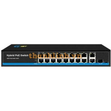 Bộ chia mạng 16-Port 10/100Base-TX PoE Switch G-NET GX-PES-16TP1GX2GT-SFP