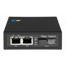 Bộ chia mạng 1 cổng quang 2 cổng RJ45 đồng G-Net GX-PES-1FX2TP-SC20S