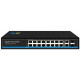 Switch mạng 16x1000-TX PoE PSE(2x90W PoE++)+2x1000-TX+2x1000-FX SFP, total :300W G-Net GX-PES-2GX2GT16GP-SFP