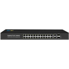 Bộ chia mạng 24-Port 10/100Base-TX PoE Switch G-NET GX-PES-2GX2GT24TP-SFP