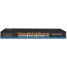 Bộ chia mạng 24-Port 10/100Base-TX PoE Switch G-NET GX-PES-2GXC24TPH-SFP