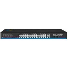 Bộ chia mạng 24-Port 10/100Base-TX PoE Switch G-NET GX-PES-2GXC24TPH-SFP