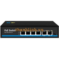 Bộ chia mạng 4 cổng quang 2 cổng RJ45 đồng G-Net GX-PES-4TP2TX