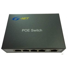 4 Ports RJ45 PoE Switch + 1 Port Quang SC 20Km dual fiber ( Gigabit ) G-Net kênh HHD-1505G/PGE-AF