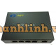 4 Ports RJ45 PoE Switch + 1 Port Quang SC 20Km dual fiber ( Gigabit ) G-Net kênh HHD-1505G/PGE-AF