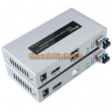 Bộ kéo dài HDMI quang DTECH DT-7059 + USB