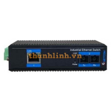 Bộ chuyển đổi quang PoE công nghiệp 10/100Mbps GNETCOM G-IES7101FE-20