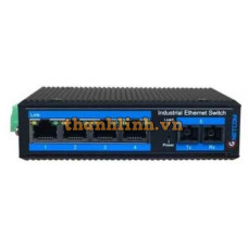Bộ chuyển đổi quang PoE công nghiệp 10/100Mbps GNETCOM G-IES7104FE-20