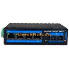 Bộ chuyển đổi quang PoE công nghiệp 10/100/1000Mbps GNETCOM G-IES7104GE-20