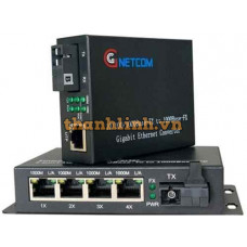 Bộ chuyển đổi quang điện 10/100Mbps GNETCOM GNC-2111S/GNC-2114S