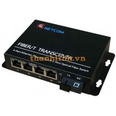 Media Converter GNETCOM GNC-6104FE-25B