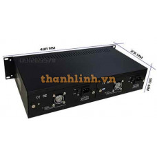 Khung nguồn tập trung cho gắn 14 Converter quang GNETCOM GNC-RACK-2U14