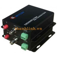 Bộ chuyển đổi Video quang 1 kênh GNETCOM HL-1V1D-20T/R 1080P RS 485/PTZ