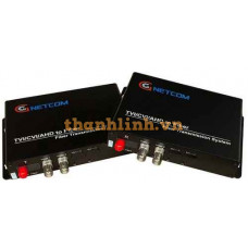 Bộ chuyển đổi Video quang 2 kênh GNETCOM HL-2V-20T/R 1080P