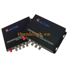 Bộ chuyển đổi Video quang 4 kênh GNETCOM HL-4V-20T/R 1960P