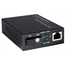 Media converter 1 cổng quang 1 sợi Gigabit, 1 cổng mạng Gigabit PoE ( 1550nm ) Hasivo S500P-1G-1GX ( B )