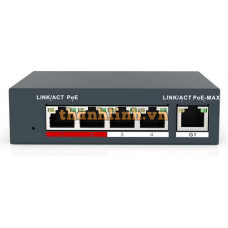 Bộ chia mạng 4 Port PoE Switch Grundig GU-HW-ACSW04D