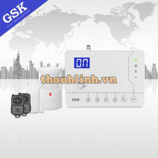 Báo trộm thông minh 34 vùng: 32 vùng không dây, 2 vùng có dây GSK GSK-A6GSM