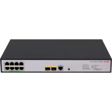 Switch mạng H3C 8*10/100/1000BASE-T PoE+ Ports AC: 156W (PoE 125W: 15.4W (802.3af): 8; 30W (802.3at): 4) and 2*1000BASE-X SFP Ports Model LS-1850V2-10P-HPWR-EI-GL