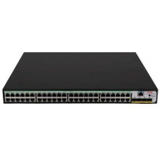 Switch mạng H3C 48*10/100/1000BASE-T PoE+ Ports AC: 467W (PoE 370W: 15.4W (802.3af): 24; 30W (802.3at): 12) and 4*1G/10G BASE-X SFP Plus Ports,(AC) Model LS-1850V2-52X-PWR-GL