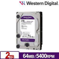 Ổ cứng WD23PURZ WD HDD Purple 2TB 3.5" SATA 3/ 256MB Cache/ 5400RPM (Màu tím)