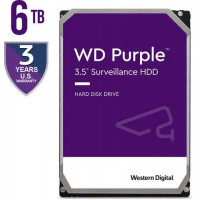Ổ cứng WD64PURZ WD HDD Purple 6TB 3.5" SATA 3/ 256MB Cache/ 5640RPM (Màu tím)
