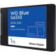 Ổ cứng WDS100T3B0A WD Blue SA510 SATA SSD 1TB / 2.5" 7mm / SATA III (màu xanh Blue)