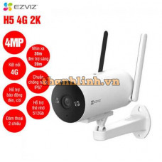 Camera ngoài trời không dây EZVIZ H5 4G 2K Mã hàng CS-H5-R201-1H3KFL4GA