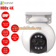Camera WiFi quay quét EZVIZ H80x 4K 8MP Mã hàng CS-H80x-R100-8G82WKFL