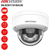 Camera IP bán cầu 2MP – Camera Phát hiện người và phương tiện cùng Chế độ đèn thông minh  Hikvision DS-2CD1121G2-LIU