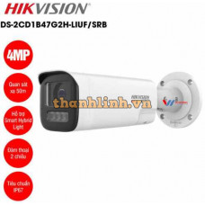 Camera IP thân trụ 4MP Hikvision DS-2CD1B47G2H-LIUF/SRB