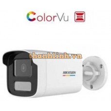 Camera thân trụ IP ColorVu 4MP - Có màu 24/24 Hikvision DS-2CD1T47G0-LUF