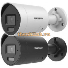 Camera IP 8MP AcuSense Strobe Light and Audible Warning Fixed Bullet Hikvision DS-2CD2086G2H-I2U/S(L)(RB)