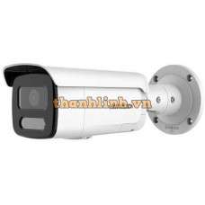 Camera IP 4 MP Smart Hybrid Light with ColorVu Fixed Bullet Hikvision DS-2CD2T47G2H-LISU/SL