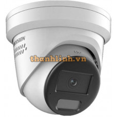 Camera IP mạng tháp pháo cố định có đèn nhấp nháy AcuSense 8 MP và cảnh báo bằng âm thanh Hikvision DS-2CD3386G2H-LISU/SL