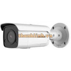 Camera IP có Đèn nhấp nháy AcuSense 4 MP và cảnh báo bằng âm thanh Thân cố định Hikvision DS-2CD3T46G2-ISU/SL