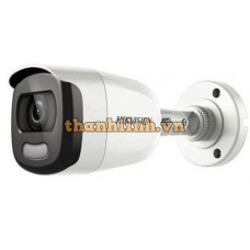 Camera Colorvu HD TVI 2MP - Hình ảnh Màu Sắc 24/7 - Tích Hợp Đèn và Còi Báo Động Hikvision DS-2CE12DFT-PIRXOF