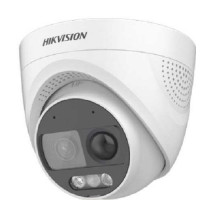 Camera ColorVu 2MP tích hợp còi đèn báo động - đàm thoại 2 chiều Hikvision DS-2CE72DF3T-PIRXOS