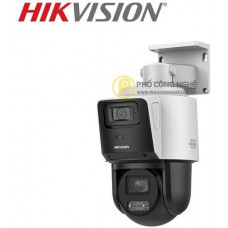 Camera IP chuyên dụng đa ống kính 2MP+2MP 4X POE PTZ Hikvision DS-2SE3C204MWG-E/12