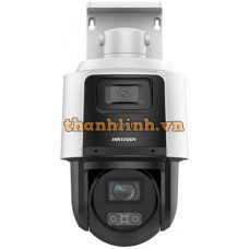 Camear Speeddome 2 ống kínhTandemVu 4MP+4MP 4X POE PTZ Network Camera Hikvision DS-2SE3C404MWG-E/14