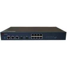 Thiết bị chuyển mạch 8 x 100M PoE port, 2 x 1000M combo port, 802.3af/at, PoE 150W Hikvision DS-3D2208P