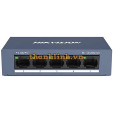 Switch 5 cổng HIKVISION DS-3E0105-O (5 ports 10/100M RJ45, Vỏ kim loại)